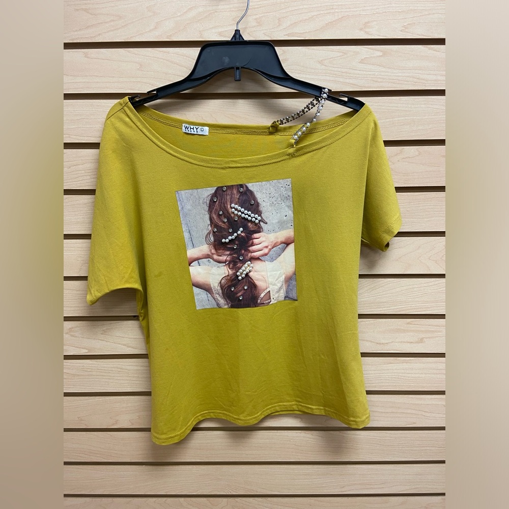 WHY DRESS WOMEN GORGEOUS AMAZING FASHIONABLE TOP SIZE LARGE